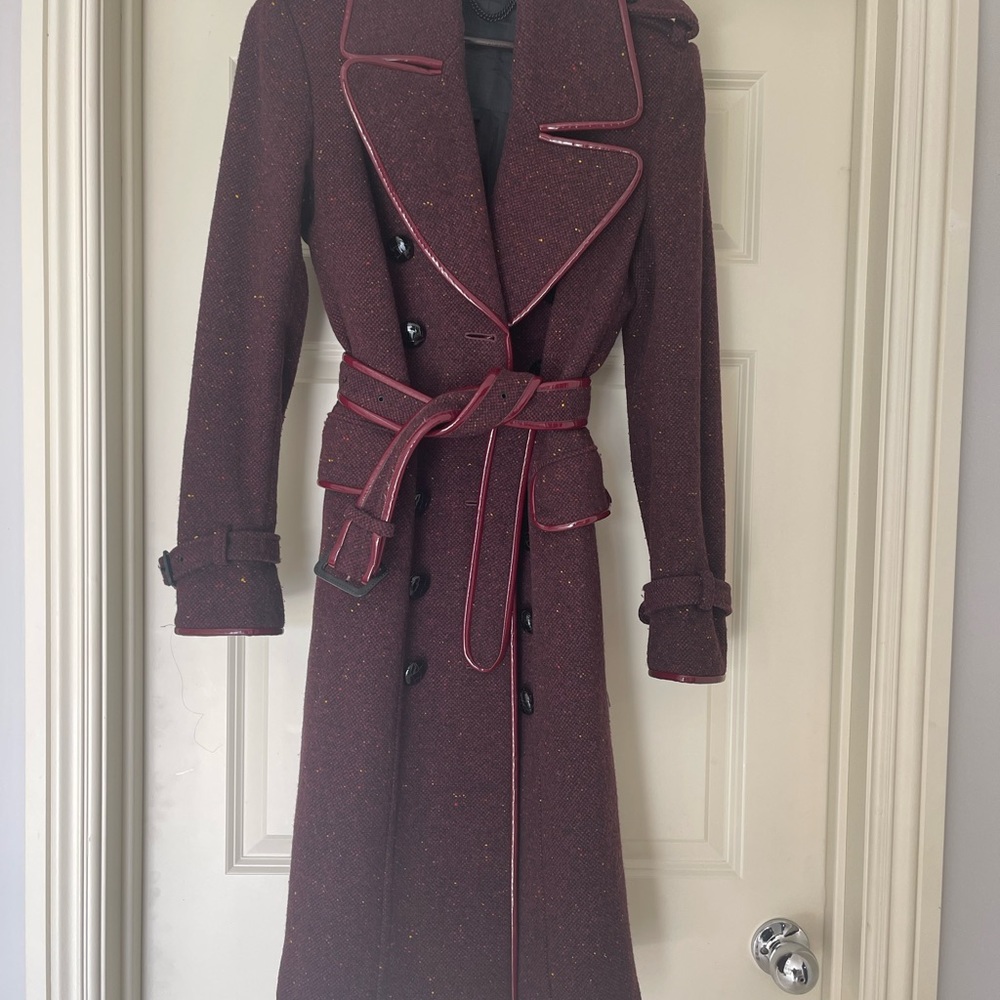 Burberry Prorsum Luxury Virgin Wool Trenchcoat - Picture 4 of 17